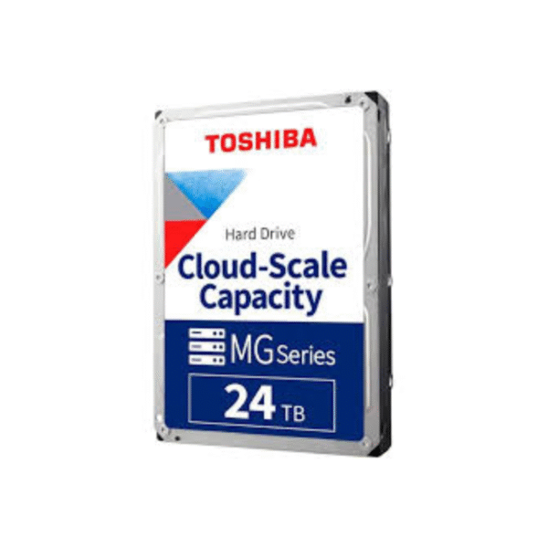 DISCO DURO INTERNO TOSHIBA MG11 PARA SERVIDOR 24TB 7200RPM 512MB CACHE SATA III MG10ACA24TE