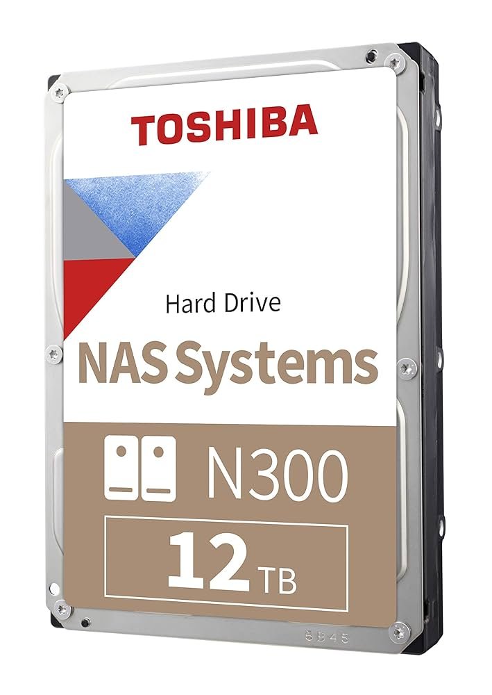 DISCO DURO INTERNO TOSHIBA N300 NAS 12TB 3.5P 7200RPM 256MB HDWG51CXZSTA