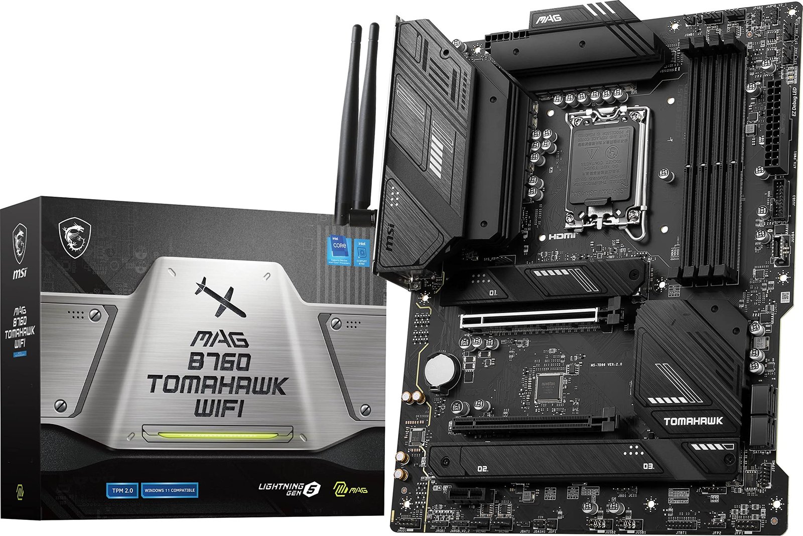 MB MSI ATX MAG B760 TOMAHAWK WIFI SAM4 B760 HDMI 128GB MAG B760 TOMAHAWK WIFI