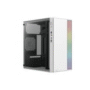 GABINETE ACTECK MINITORRE FUSION II GI440 FUENTE ATX 500W PANEL IZQ ACRILICO COLOR BLANCO AC 935760