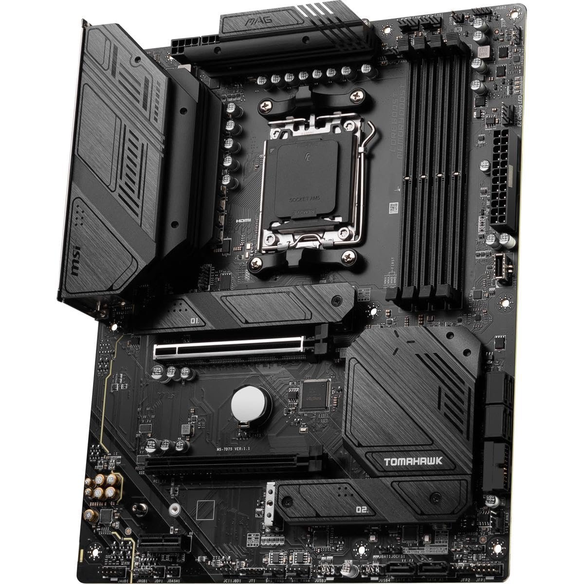 MB MSI MAG B650 TOMAHAWK WIFI ATX AM5 4SLOTS RAM DDR5 AUDIO BOOST PCIE 4 M.2 MAG B650 TOMAHAWK WIFI