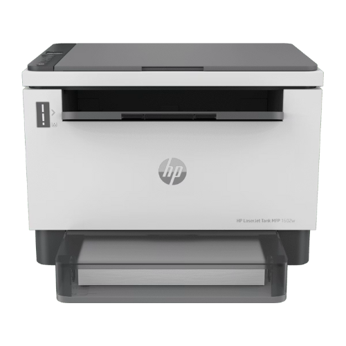 HP LaserJet Tank 1602w Conexiones inalámbricas Multifunction Blanco y negro Impresora, Copiadora, escáner