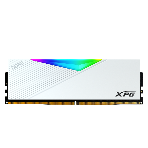 MEMORIA RAM DIMM ADATA XPG LANCER RGB DDR5 32G 6400 MTS CL32 BLANCA AX5U6400C3232G CLARWH