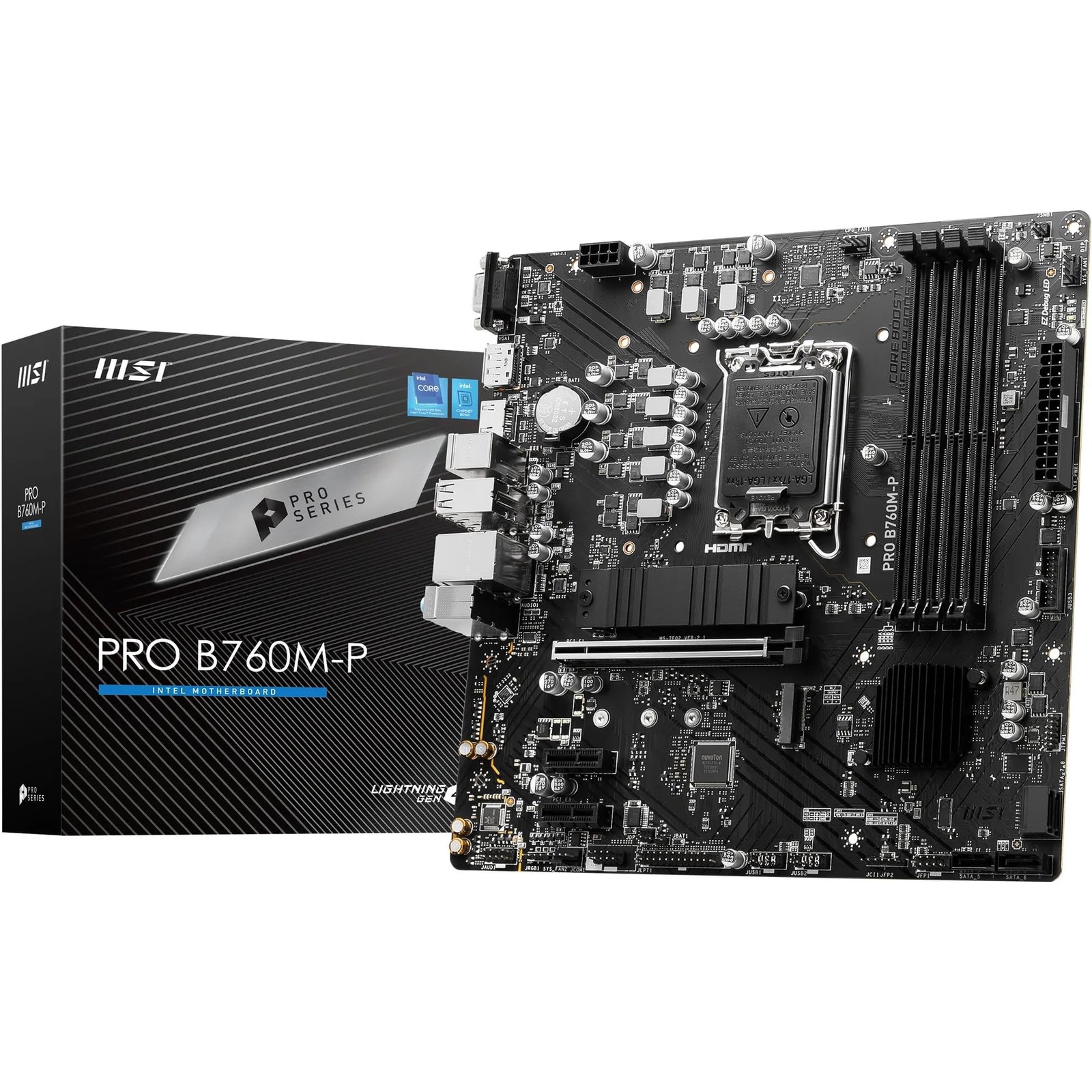 MB MSI MICROATX PRO B760MP S1700 INTEL B760 HDMI 128GB DDR5 PRO B760MP