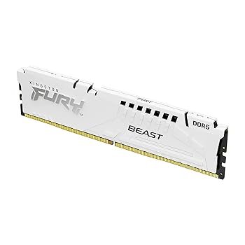 MEMORIA RAM DIMM KINGSTON FURY BEAST EXPO 64GB KIT 2 DDR5 6000MTS CL36 BLANCA KF560C36BWEK2 64
