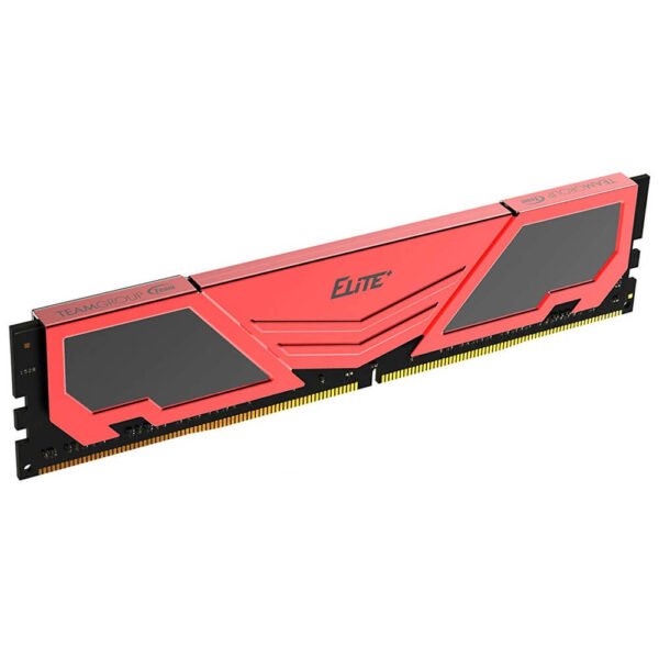 MEMORIA RAM DIMM TEAMGROUP ELITE PLUS 8GB DDR4 3200 MHZ PC4 25600 1.2 V NEGRO ROJO TPRD48G3200HC2201