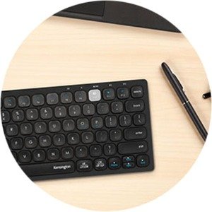 KENSINGTON K75502ES MULTI-DEVICE DUAL WIRELESS COMPACT KEYBOARD