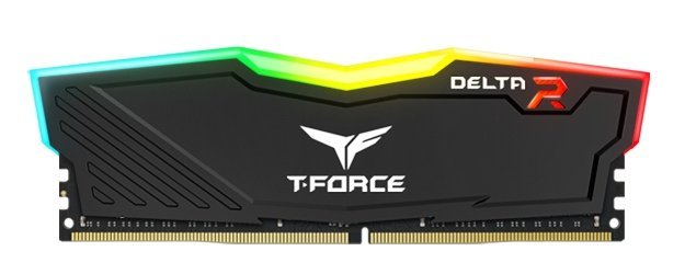 MEMORIA RAM DIMM TEAMGROUP T FORCE DELTA RGB 8GB DDR4 3200 MHZ PC4 25600 1.35 V NEGRO TF3D48G3200HC1