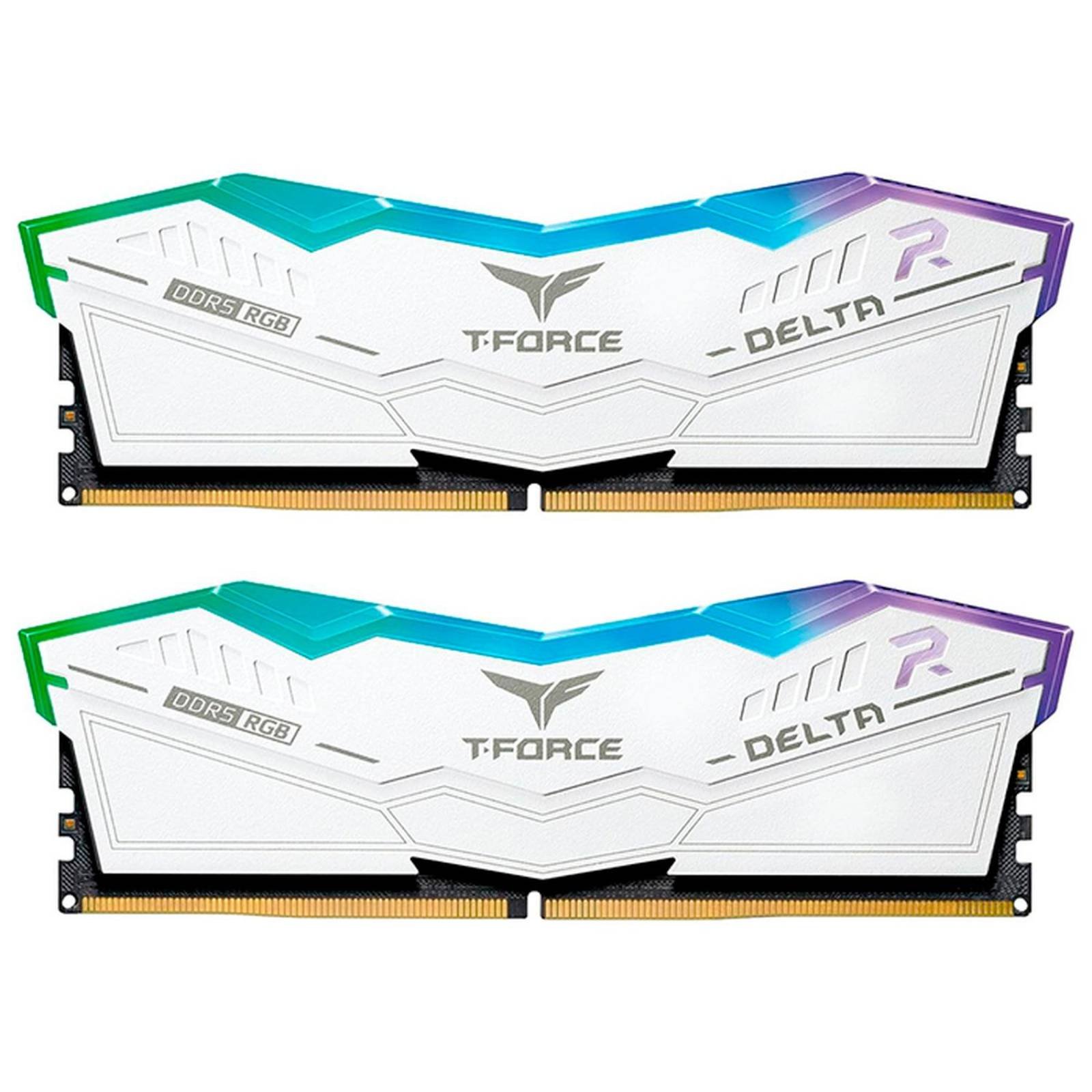 MEMORIA RAM DIMM TEAMGROUP T FORCE DELTA RGB KIT 2X16GB DDR5 6000MHZ CL38 PC5 FF4D532G6000HC38ADC01
