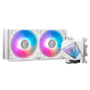 ENFRIAMIENTO LIQUIDO MSI CORELIQUID 2X120MM ARGB GEN2 COLOR BLANCO MAG CORELIQUID I240 WHITE