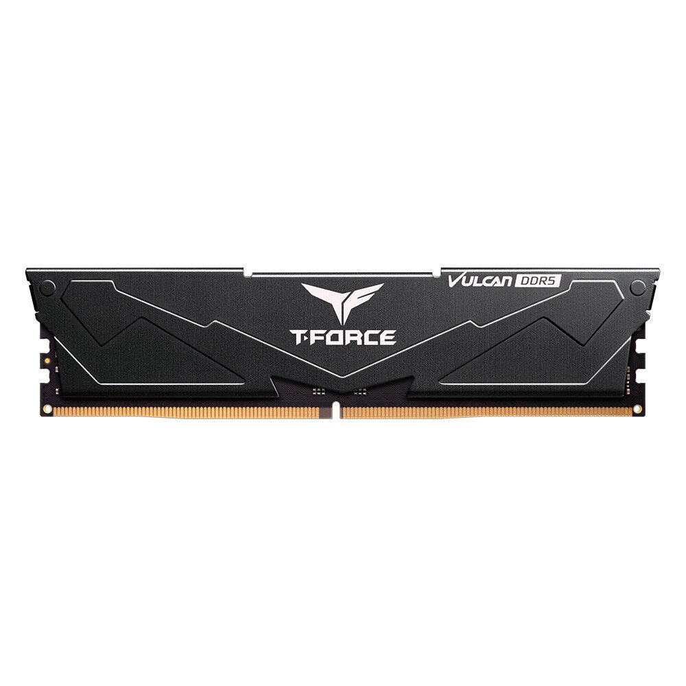 MEMORIA RAM DIMM TEAMGROUP T VULCAN 16GB DDR5 6000 MHZ CL 38 NEGRA FLBD516G6000HC38A01
