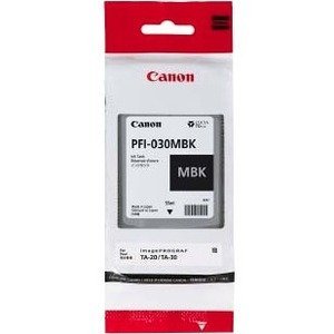 CARTUCHO INKJET PFI-030 MBK PIGMENT MATTE BLACK 55ML Canon 3488C001AA PARA TA20,TA30 CARTUCHO INKJET PFI-030 MBKMATTE NEGRO 55ML P TA20 TA30