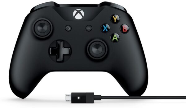 Microsoft Control para Xbox One y PC, Alámbrico/Inalámbrico, Negro