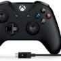 Microsoft Control para Xbox One y PC, Alámbrico/Inalámbrico, Negro