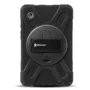 BRobotix Funda de uso Rudo con Correa y Giro 360º para Samsung Galaxy A9 8.7" X110/X115/X117 Negro