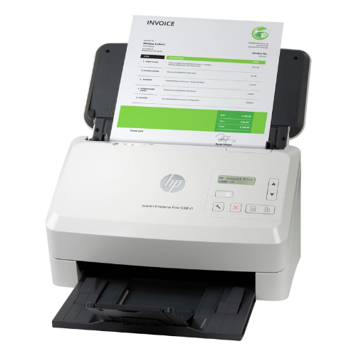 HP ScanJet Enterprise Flow 5000 s5 Escáner alimentado 6FW09A con hojas 600 x 600 DPI A4 Blanco
