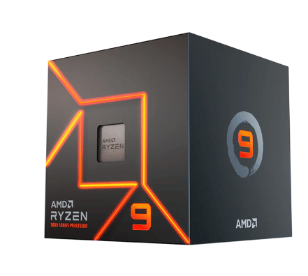 PROCESADOR AMD RYZEN 9 7900 AM5 GRAFICAS RADEON 12 CORE 24 THREADS 3.7GHZ 5NM 100 100000590BOX