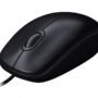Logitech M90 Mouse - USB - Óptico - Negro - Cable - Rueda de desplazamiento - Simétrico MOUSE LOGITECH M90 NEGRO USBPC/MAC