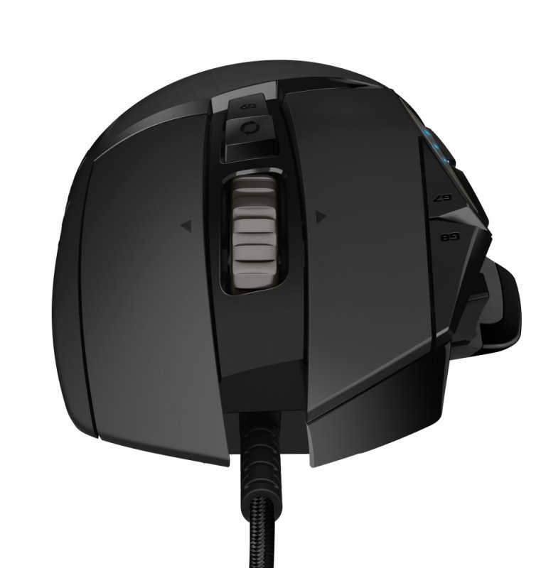 MOUSE G502 HERO 910-005550 PARA JUEGOS DE ALTO DESEMPEÑO MAXIMA PRECISION DE SEGUIMIENTO, ILUMINACION RGB, 11 BOTONES TOTALMENTE PROGRAMABLES, SENSOR HERO 16K MOUSE GAMING G502 HERO.