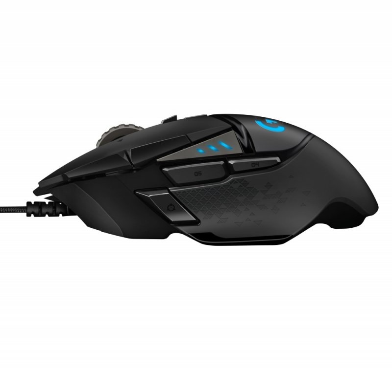 MOUSE G502 HERO 910-005550 PARA JUEGOS DE ALTO DESEMPEÑO MAXIMA PRECISION DE SEGUIMIENTO, ILUMINACION RGB, 11 BOTONES TOTALMENTE PROGRAMABLES, SENSOR HERO 16K MOUSE GAMING G502 HERO. - Image 2
