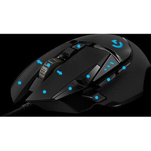 MOUSE G502 HERO 910-005550 PARA JUEGOS DE ALTO DESEMPEÑO MAXIMA PRECISION DE SEGUIMIENTO, ILUMINACION RGB, 11 BOTONES TOTALMENTE PROGRAMABLES, SENSOR HERO 16K MOUSE GAMING G502 HERO. - Image 9