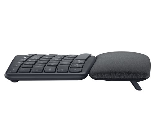 Logitech ERGO K860 Teclado – Inalámbrico Conectividad – Español – Negro – Bluetooth – 5 – 10m – 2.40GHz – Computador, Teléfono móvil – PC, ChromeOS, Mac – AAA Tamaño 920-009845 de batería admitida TECLADO INALAMBRICO K860 ERGO.