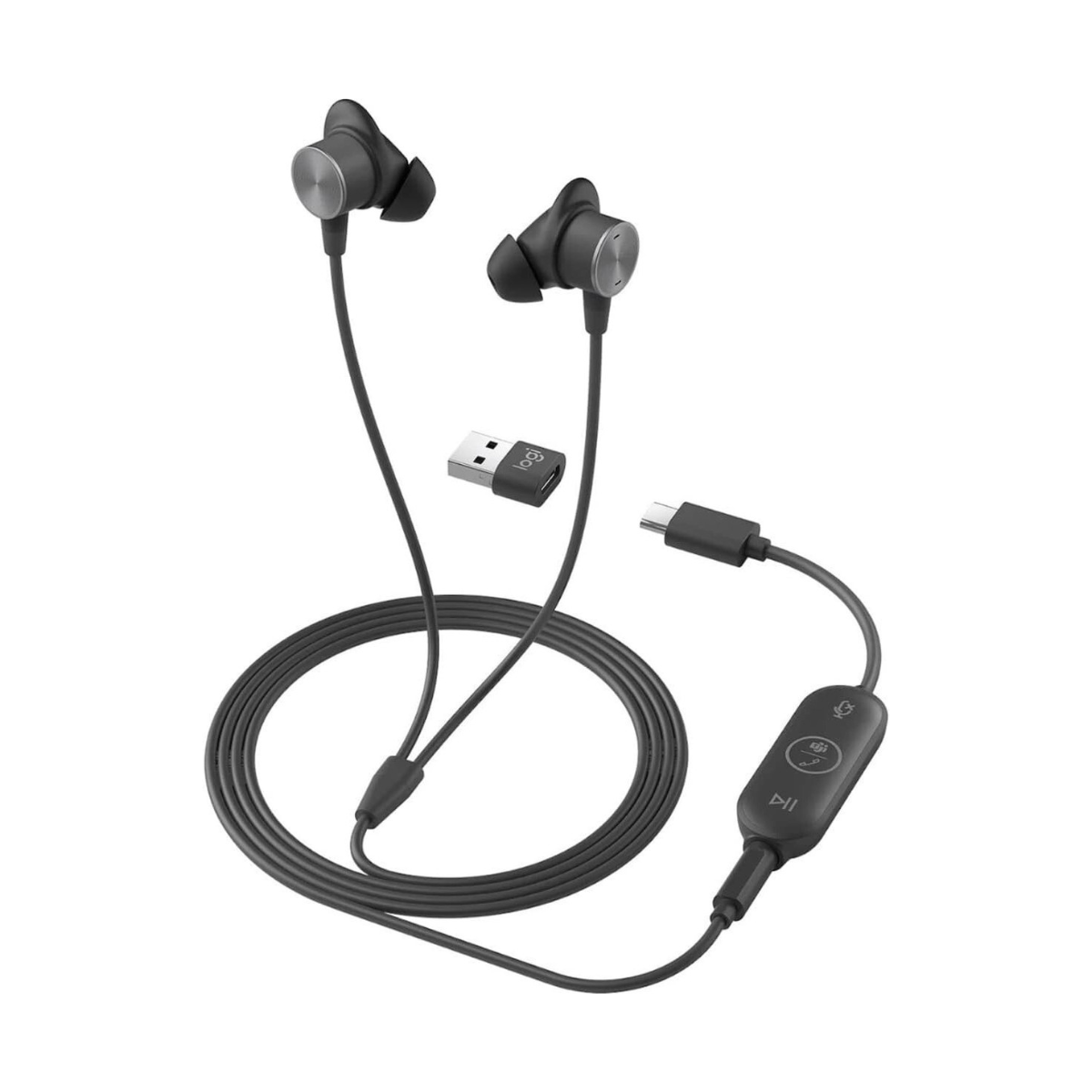AUDIFONOS ZONE WIRED EARBUDS LOGITECH, CERTIFICADOS PARA TEAMS ZONE WIRED EARBUDS TEAMS.