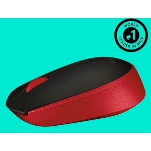 Logitech M170 Mouse - Radiofrecuencia - USB - Óptico - 3 Botón(es) - Rojo - Inalámbrico - Rueda 910-004941 de desplazamiento - Simétrico MOUSE M170 RED K 2.4GHZ AMR-4034PK SHIPPER AUTO - Image 2