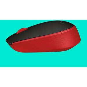 Logitech M170 Mouse - Radiofrecuencia - USB - Óptico - 3 Botón(es) - Rojo - Inalámbrico - Rueda 910-004941 de desplazamiento - Simétrico MOUSE M170 RED K 2.4GHZ AMR-4034PK SHIPPER AUTO - Image 3