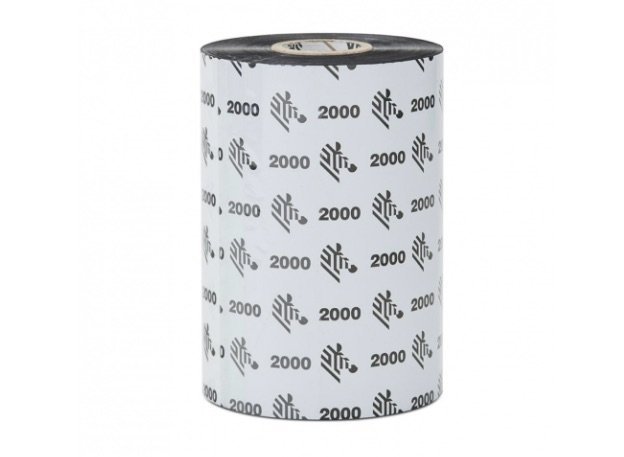 ZEBRA 1 RIBBON CERA 83mmx450m (3.27inx1476ft), 2000; Standard, 25mm (1in) core, Tabletop ZEBRA 1 RIBBON CERA 83MMX FORM 2000 TABLETOP
