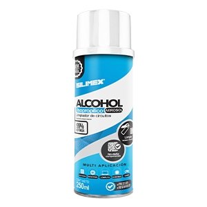 Alcohol Silimex 750300219631 isopropilico en aerosol 250 ml ALCOHOL ISOPROPILICO AEROSOL250ML