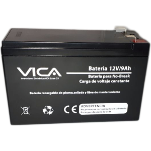 Batería 12V / 9AH de Reemplazo - 12V PARA TODO TIPO DE NOBREAK Y/O UPS