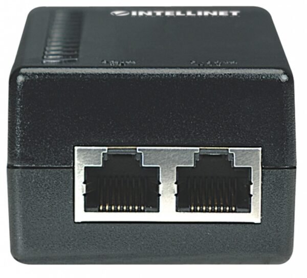 Intellinet PoE Inyector 802.3af 15.4 W Fast Ethernet - 120 V AC, 230 V AC Entrada - 48 V DC, 350mA Salida - 1 x 10/100Base-T Puerto(s) de entrada - 1 x 10/100Base-T Puerto(s) de salida - 15.40W - Negro INYECTOR DE CORRIENTE POE 15.4W 10/100 FAST ETHERNET 100M - Image 2