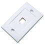 Intellinet Tapa para Caja (Faceplate) 163286, Montaje al Ras, 1 Salida, Blanco 1 PUERTO BLANCO