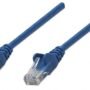 Intellinet CABLE PATCH CAT 6, 5.0M(16.4F) UTP AZUL - Cable for Conmutador, Módem, Router, Panel de conexión, Enchufe de pared, Dispositivo de red - 1Gbit/s - Cable de conexión - Oro Contacto chapado - Azul CABLE DE RED PATCH CAT6 RJ45 5.0M AZUL
