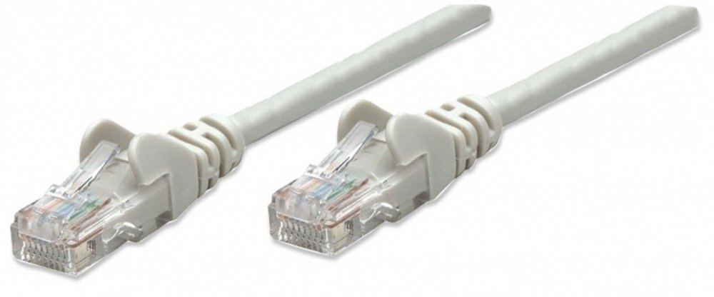 Intellinet CABLE PATCH 15.2m(50.0f) Cat 5e UTP GRIS – Cable for Conmutador, Módem, Router, Panel de conexión, Enchufe de pared, Dispositivo de red – 1Gbit/s – Cable de conexión – Oro Contacto chapado – Gris CABLE DE RED PATCH CAT5E RJ45 15.2M GRIS