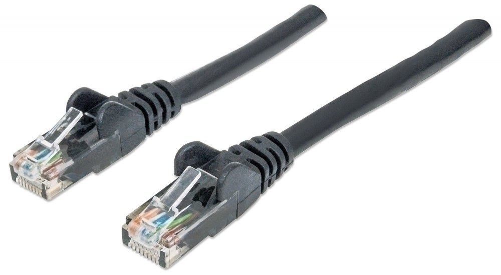 Intellinet CABLE PATCH CAT 6, 2.0M( 7.0F) UTP NEGR – Cable for Conmutador, Módem, Router, Panel de conexión, Enchufe de pared, Dispositivo de red – 1Gbit/s – Cable de conexión – Oro Contacto chapado – Negro CABLE DE RED PATCH CAT6 RJ45 2.0M NEGRO