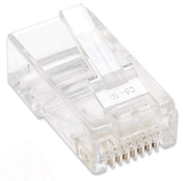 Intellinet Plugs Modulares RJ-45, Cate5e, Bote con 100 Piezas Transparentes MULTIFILAR BOTE CON 100 PIEZAS - Image 2