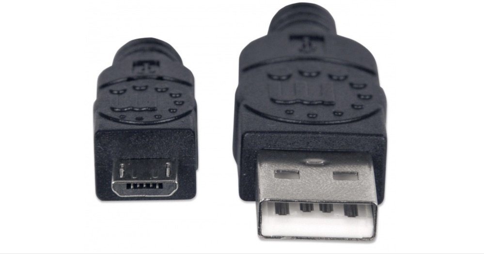 CABLE USB V2.0 A-MICRO B 1.8M NEG BB NEG BB .