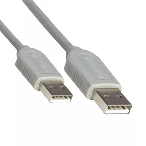 CABLE USB A-A 1.8M, GRIS . .