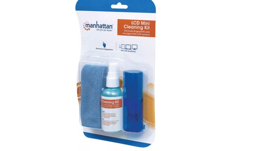 Manhattan Limpiador LCD KIT 60cc – 60mL – No aerosol, Libre de pelusas, Anti rayas, Sin alcohol LIMPIADOR LCD KIT  60CC .