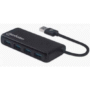 Concentrador USB Manhattan - USB - Externo - Negro - 10 Total USB Port(s) - 10 USB 2.0 Port(s) - PC, Mac .