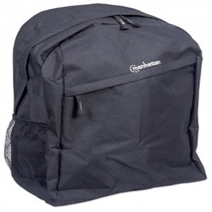 Manhattan Mochila Knappack de PVC/Poliester para Laptop 15.6′ Negro .                               .
