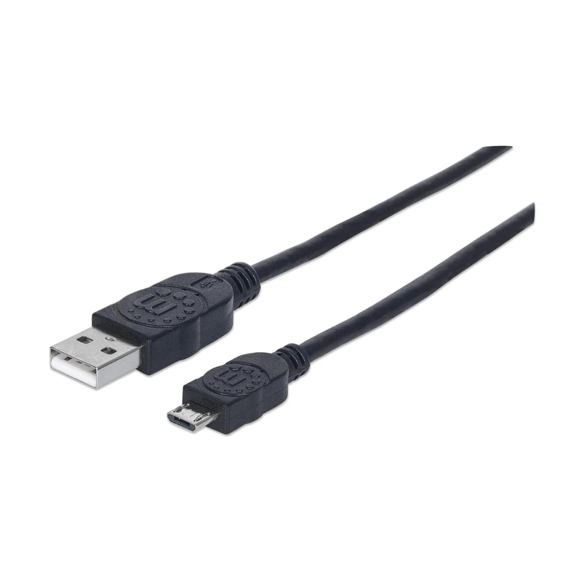Manhattan Cable USB 325684 de Alta Velocidad, USB 2.0 A Macho – Micro USB 2.0 B Macho, 3 Metros, Negro NEGRO .
