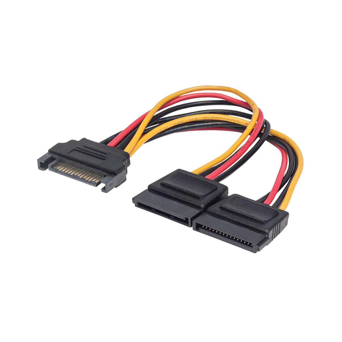 Manhattan 354554 Cable SATA Hembra – 2x SATA Macho, 15cm SATA 0.15M X2 1 MACHO A 2 HEMBRA