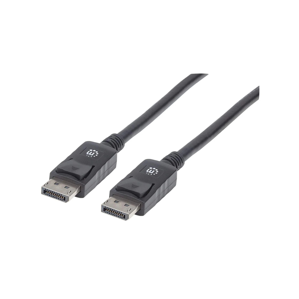 Manhattan 306935 Cable DisplayPort Macho M-M 1.0m Negro BLINDADO MACHO-MACHO