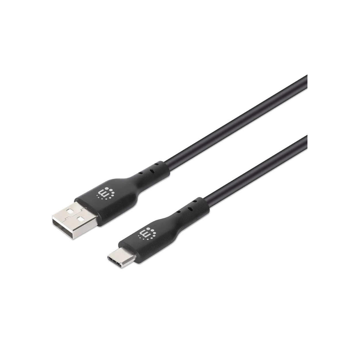 Manhattan 354981 Cable USB A 3.1 Macho – USB C 3.1 Macho, 3 Metros, Negro NEGRO