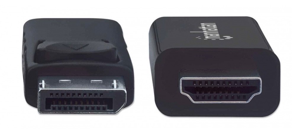 Manhattan Cable DisplayPort Macho – HDMI Macho, 1.8 Metros, 4K, Negro 1.8M