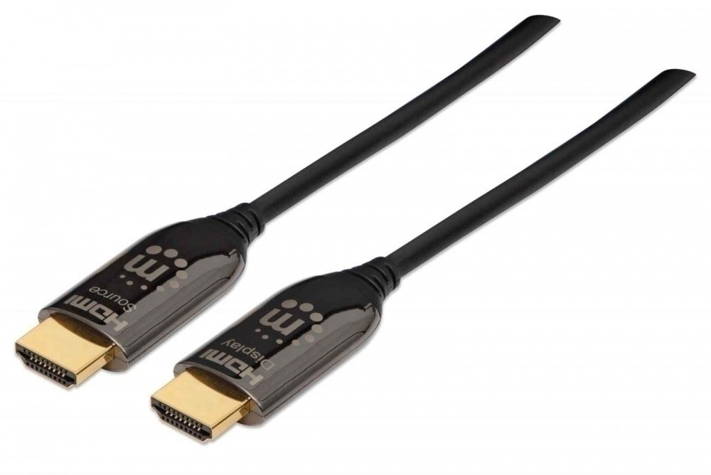 Cable Manhattan  HDMI Plenum, HDMI Macho – HDMI Macho, 30 Metros, Negro 30.0M