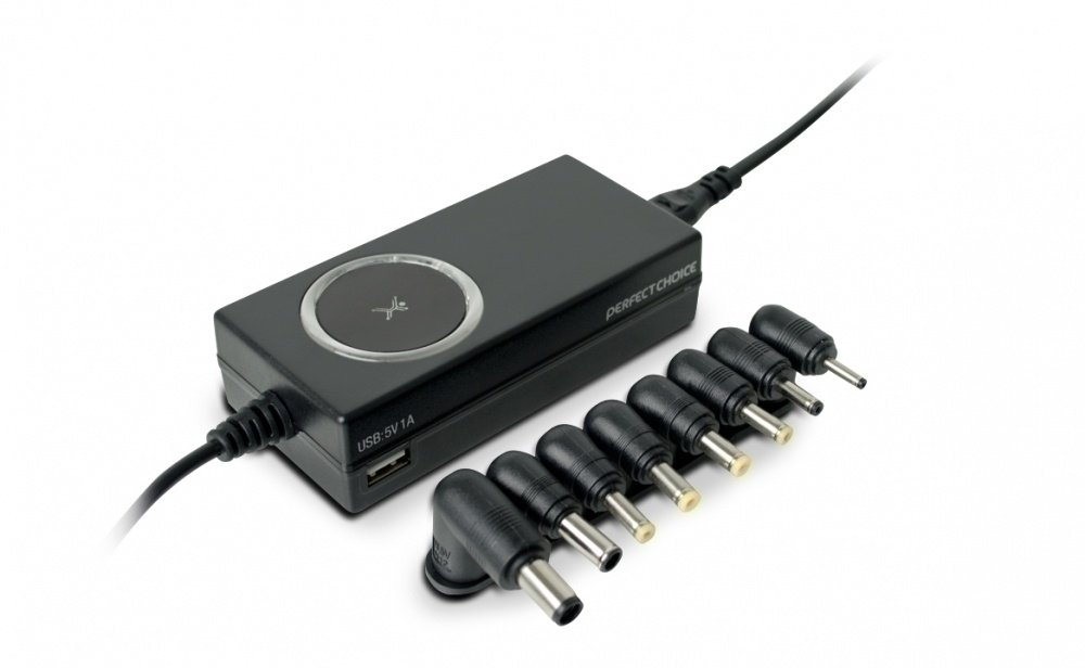 Perfect Choice Adaptador Automático de Corriente PC-240747, 65W, 16V UNIVERS 8 PUNTAS INTELIGNT  PERFECT